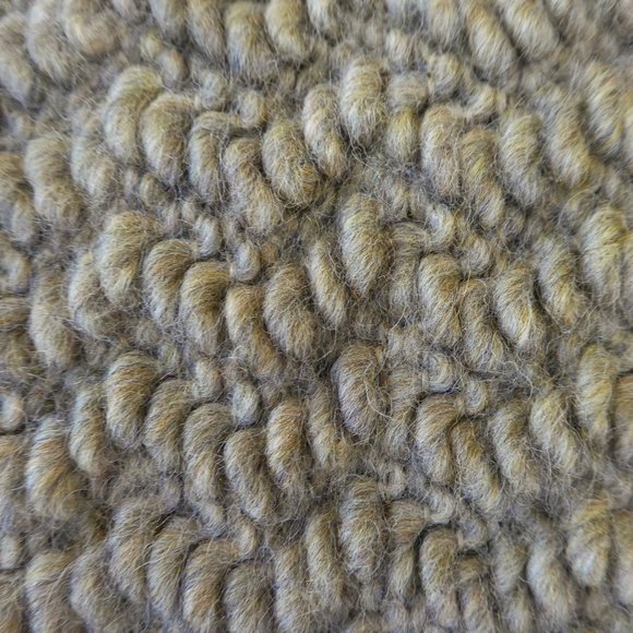 Vintage Boucle Wool Duster Jacket Pockets Open Front Lined Embellished Beige 6 - Picture 9 of 15